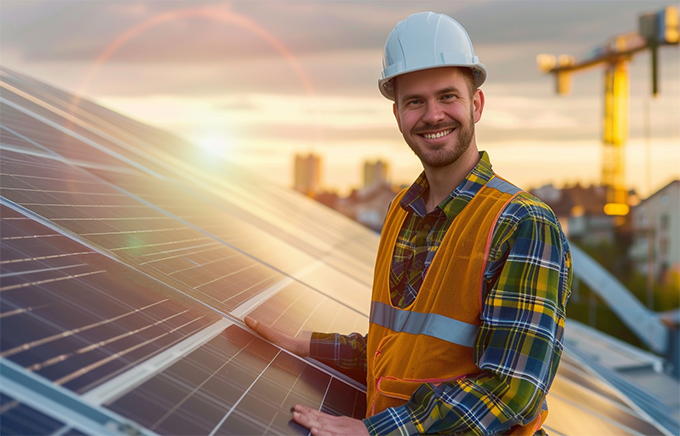 Paneles solares en Ávila