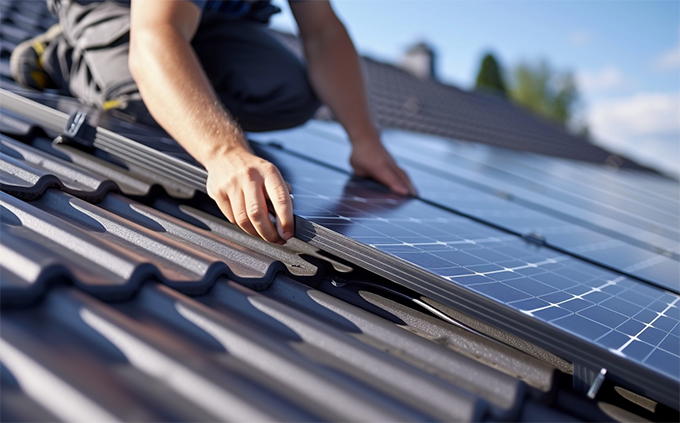 Paneles solares en Nigrán