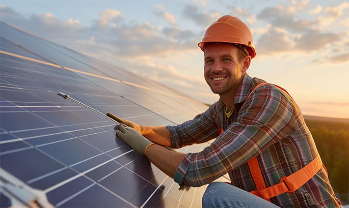 Paneles solares en Pájara