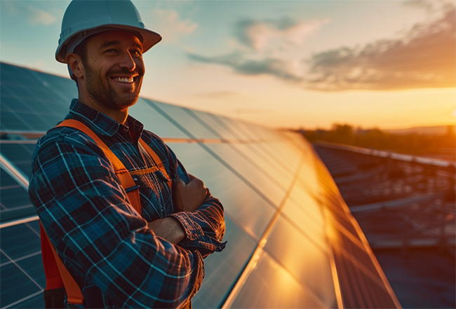 Paneles solares en Palencia
